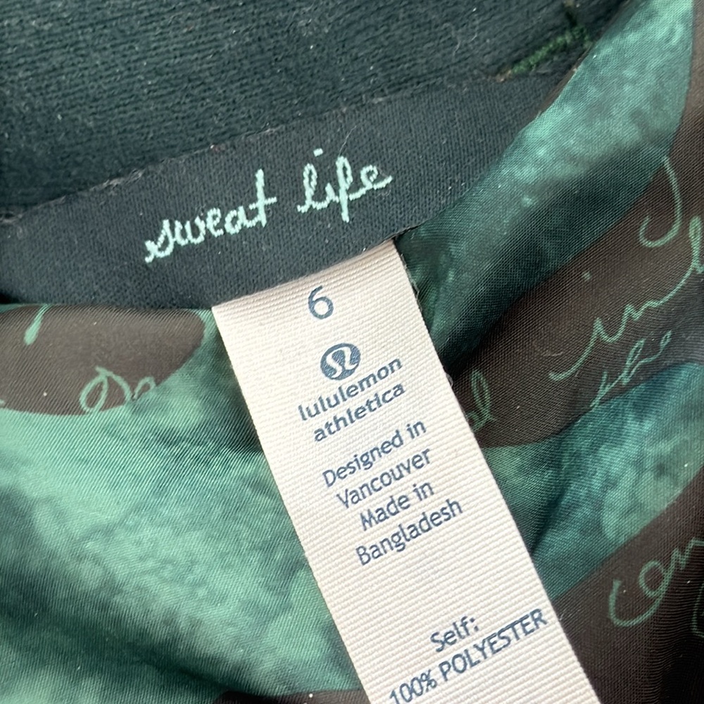 Lululemon forest green light weight polyester filled vest size 6 - Picture 10 of 12